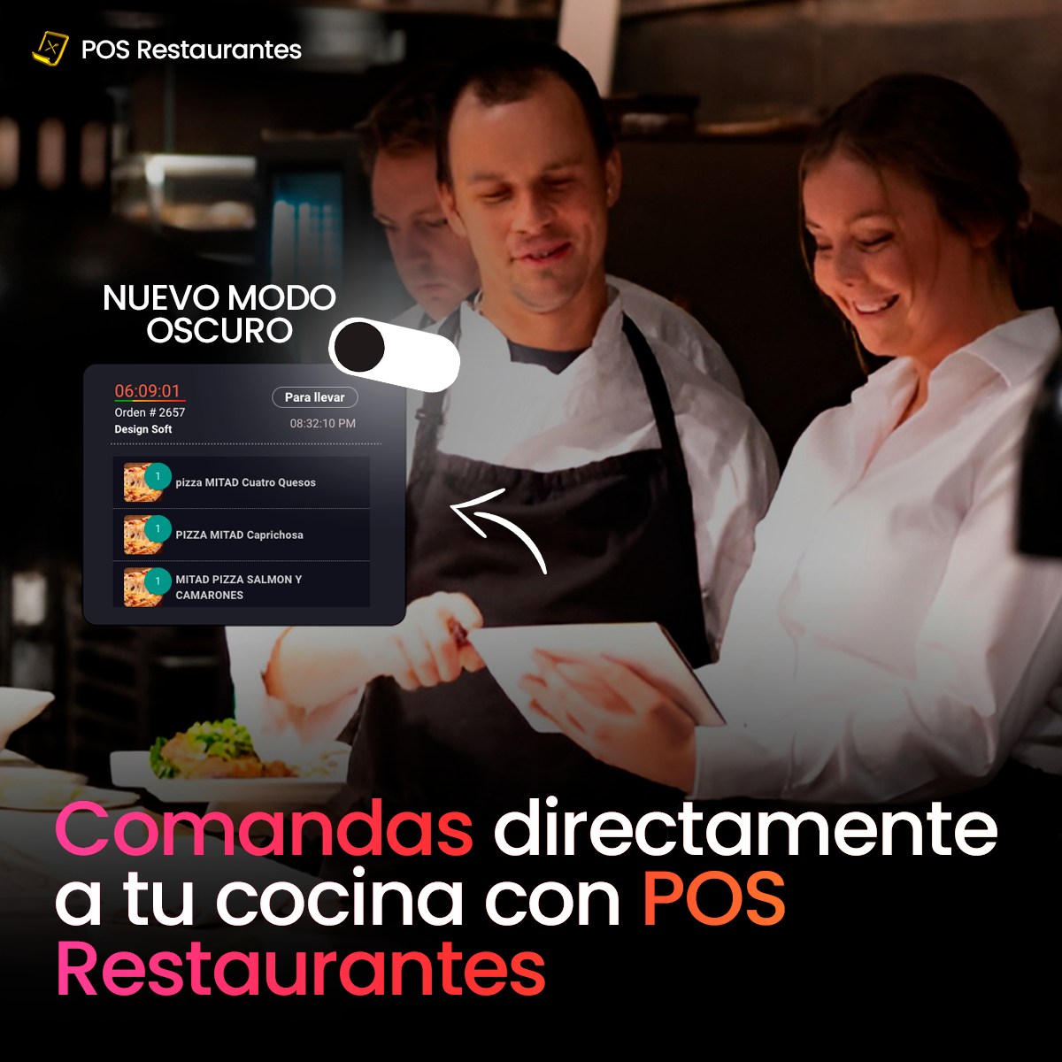 Comandas digitales a cocina